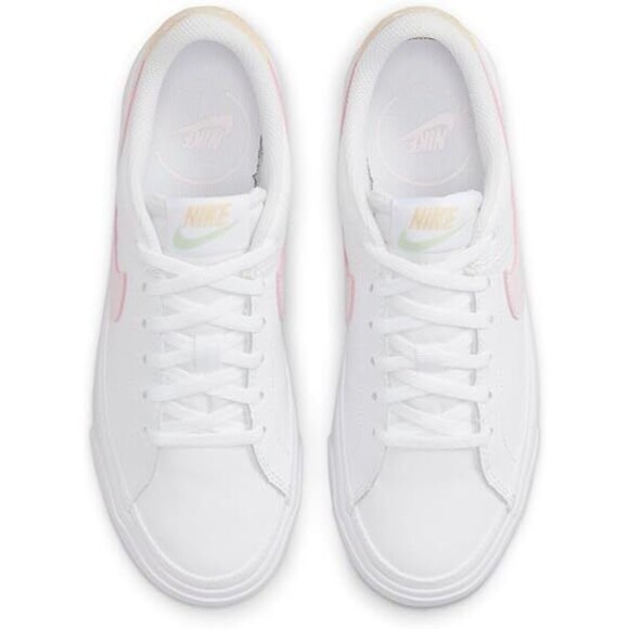 Nike Court Legacy Low White Pink Foam - DA5380 115 Size 7Y Unisex, EU 40 - Picture 2 of 7